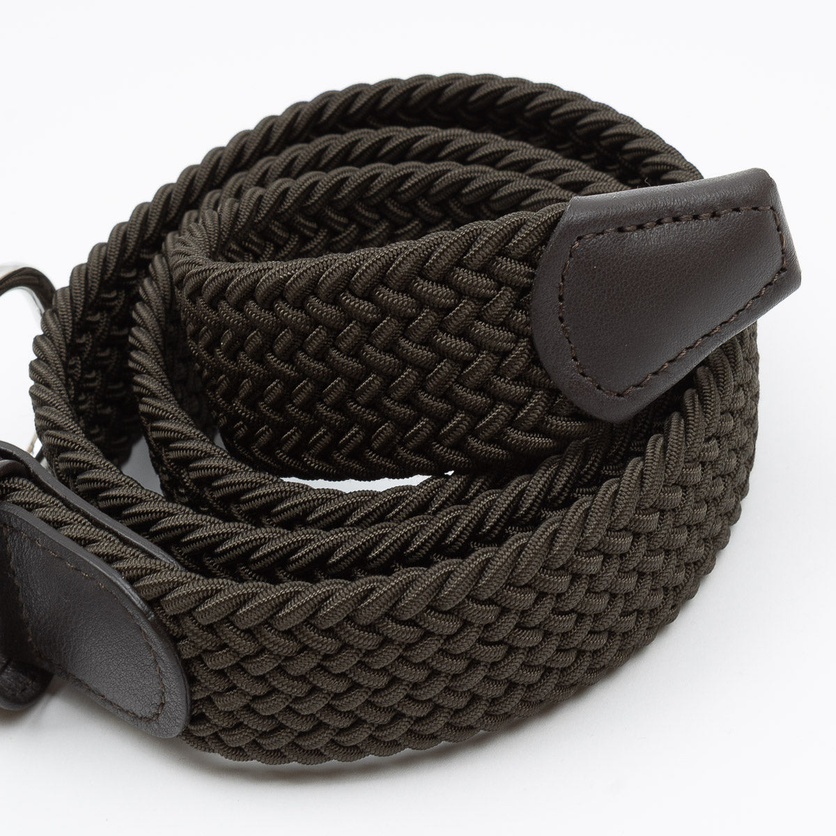 Belt - Olive Woven Elasticated