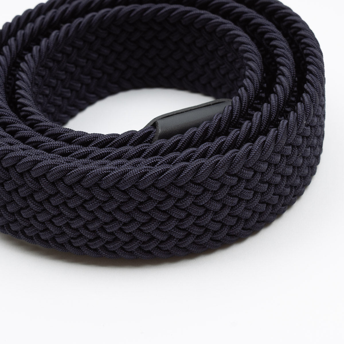 Belt - Navy Woven Elasticated