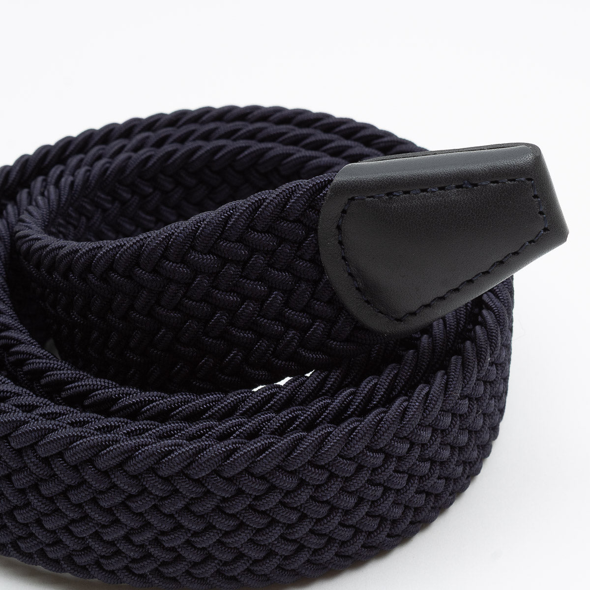 Belt - Navy Woven Elasticated