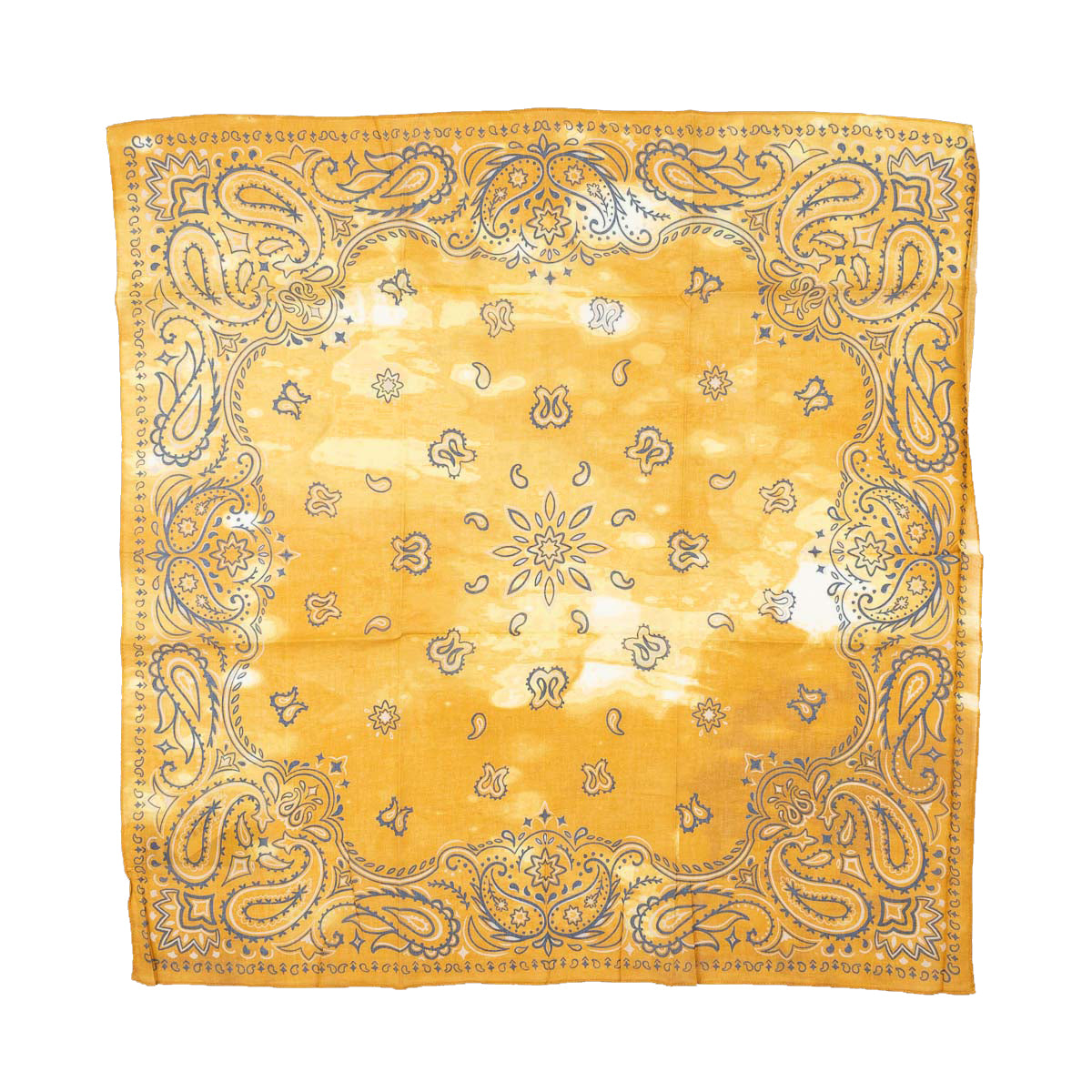 Bandana/Neckerchief - Gold Tie Dye