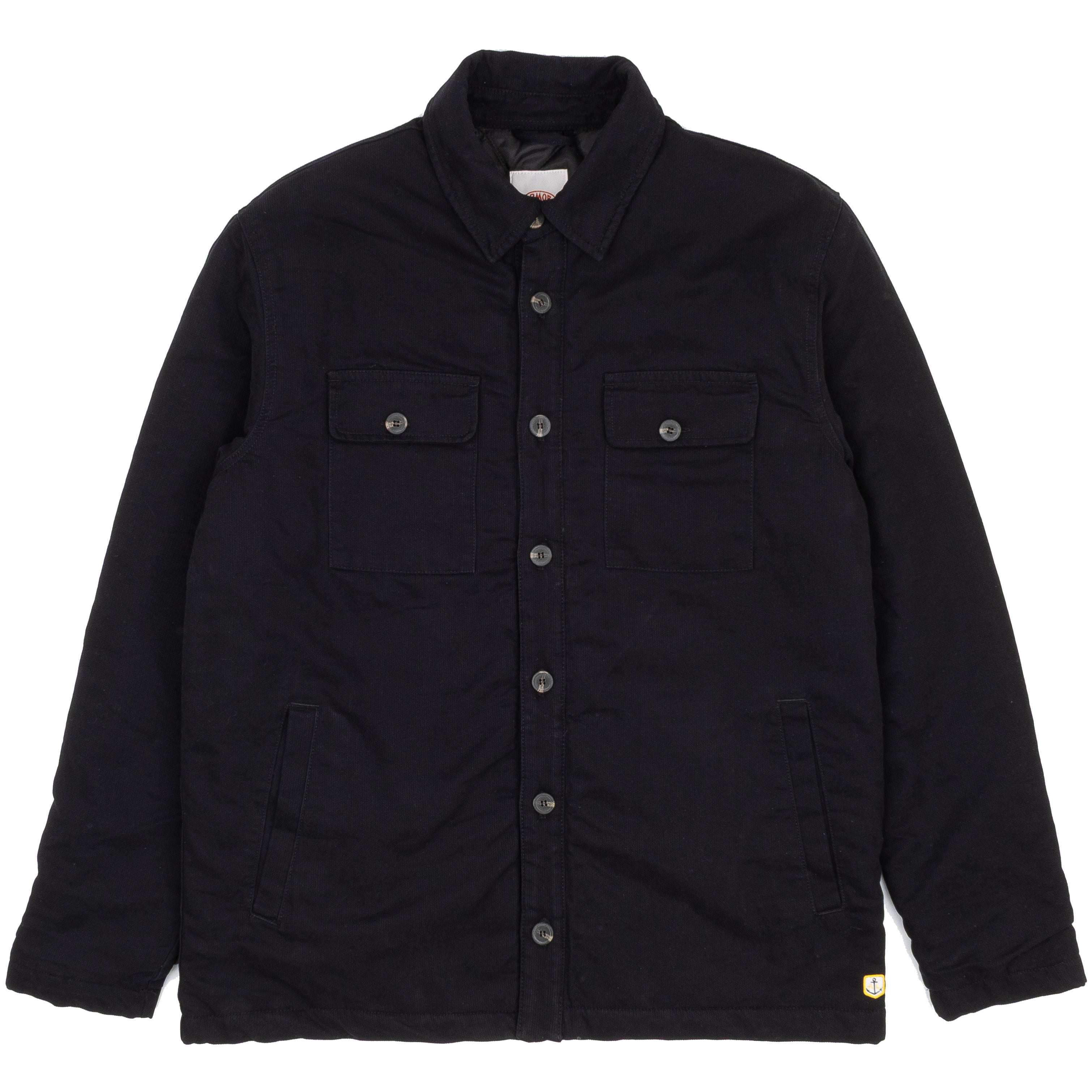 Quilted Overshirt - Black