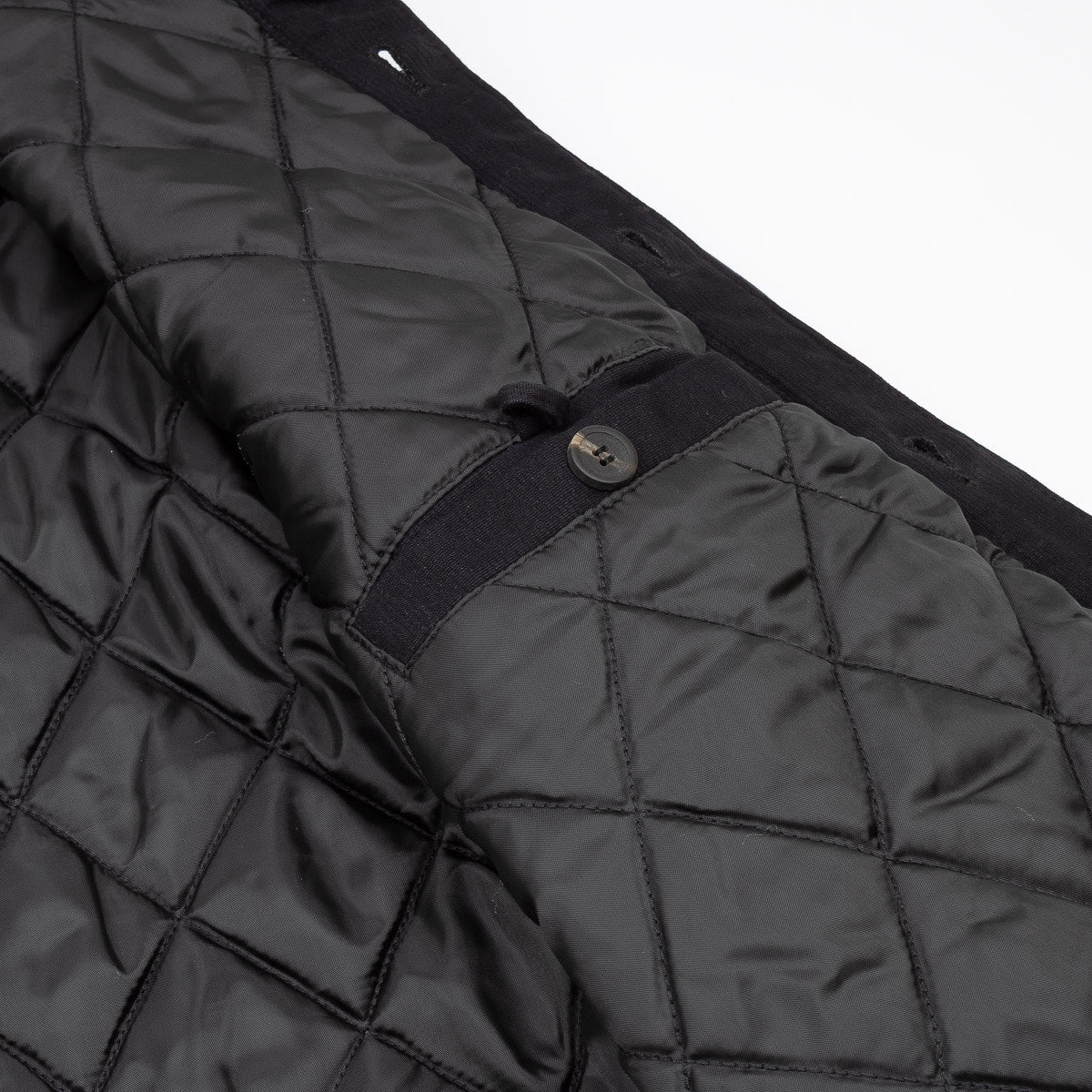 Quilted Overshirt - Black