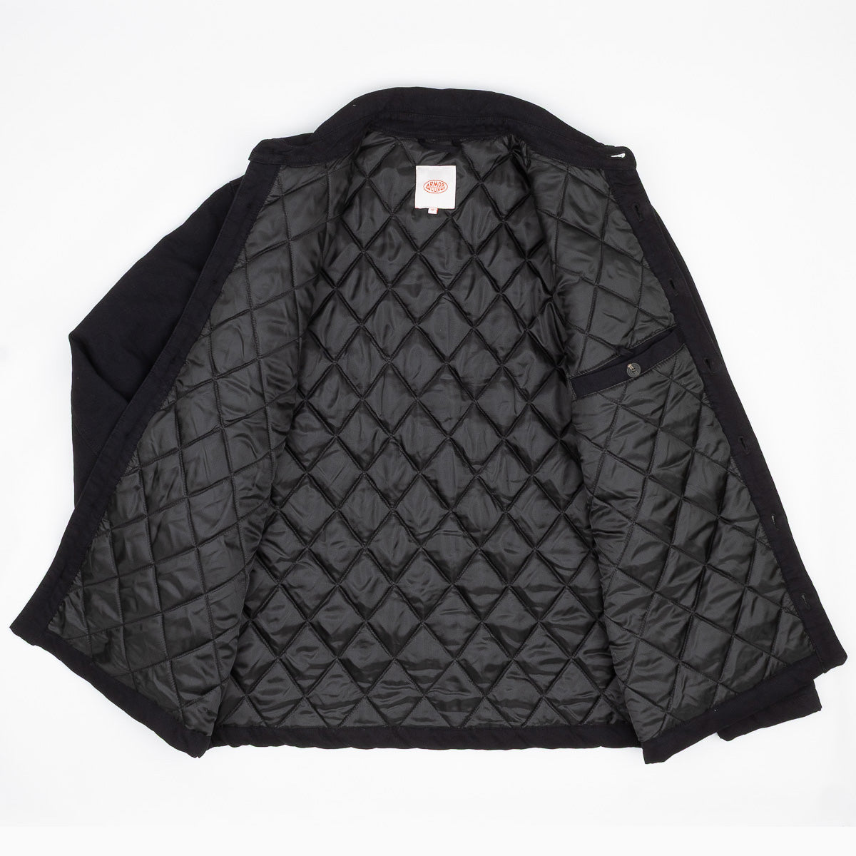 Quilted Overshirt - Black