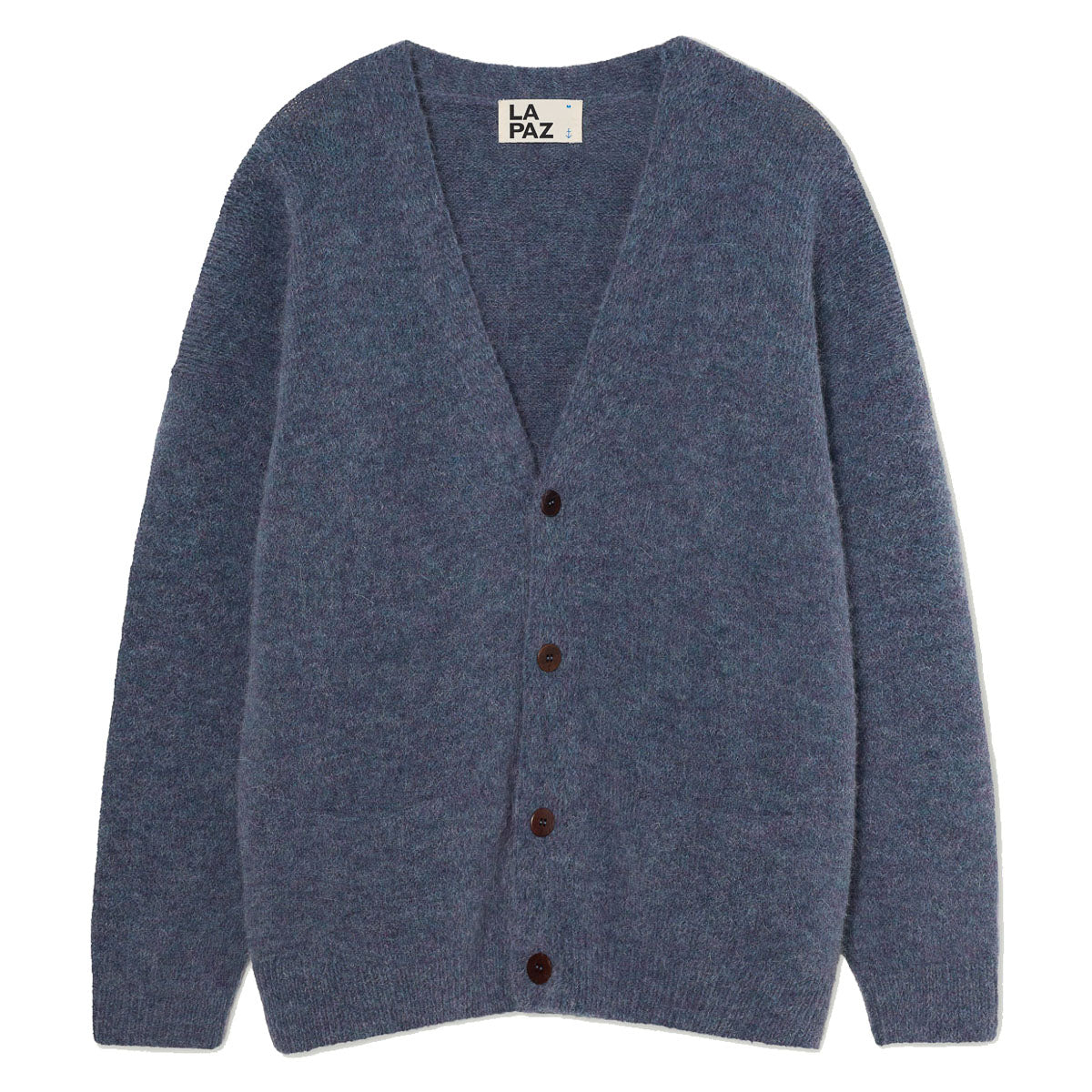 Queiroz Rib Cardigan - Blue