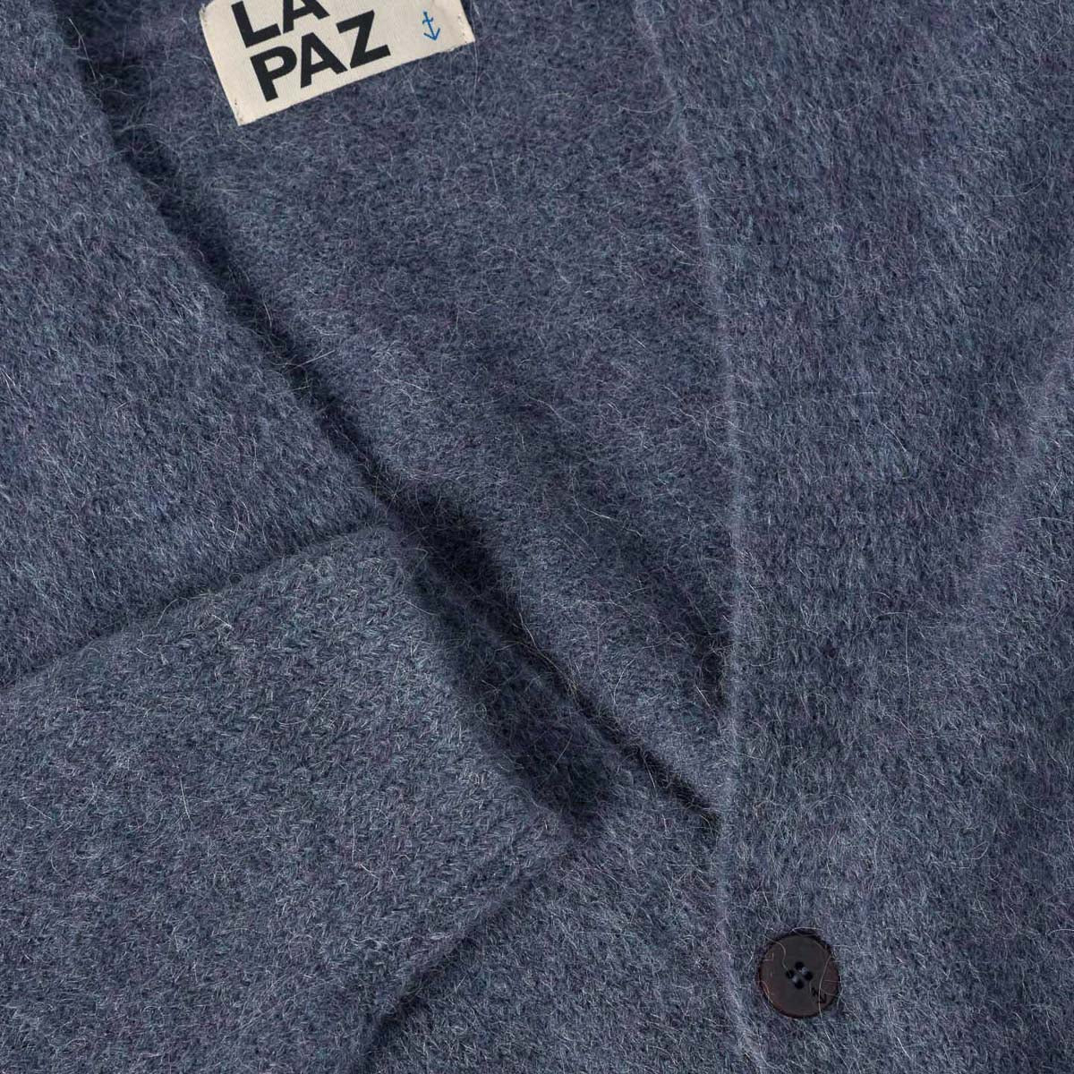 Queiroz Rib Cardigan - Blue