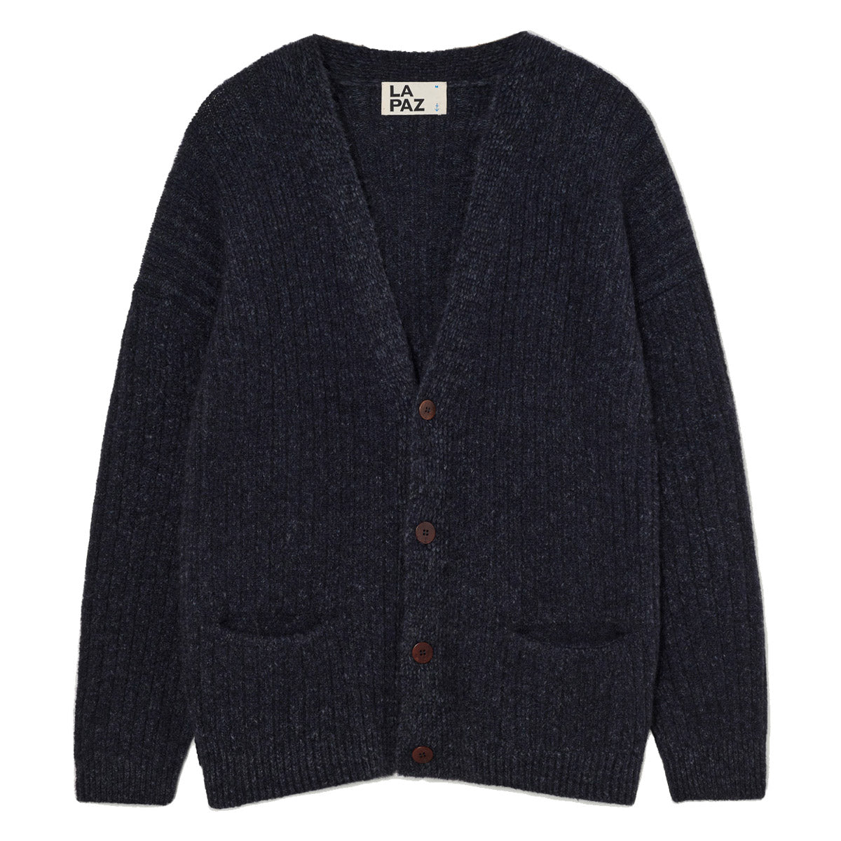 Queiroz Cardigan - Dark Navy/Grey