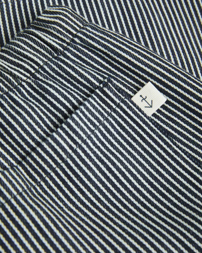 Formigal Beach Shorts - Dark Navy Stripes