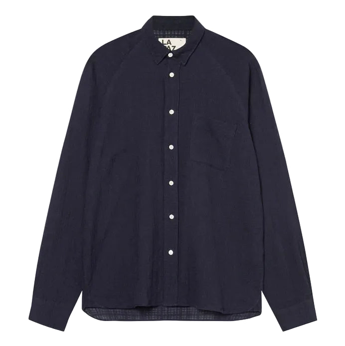 Mirra Raglan Sleeve Shirt - Dark Navy
