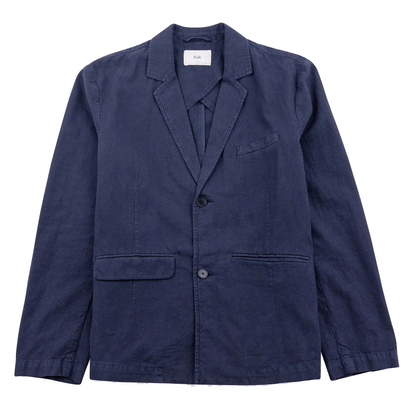 Lunar Blazer - Dark Navy Cotton Linen