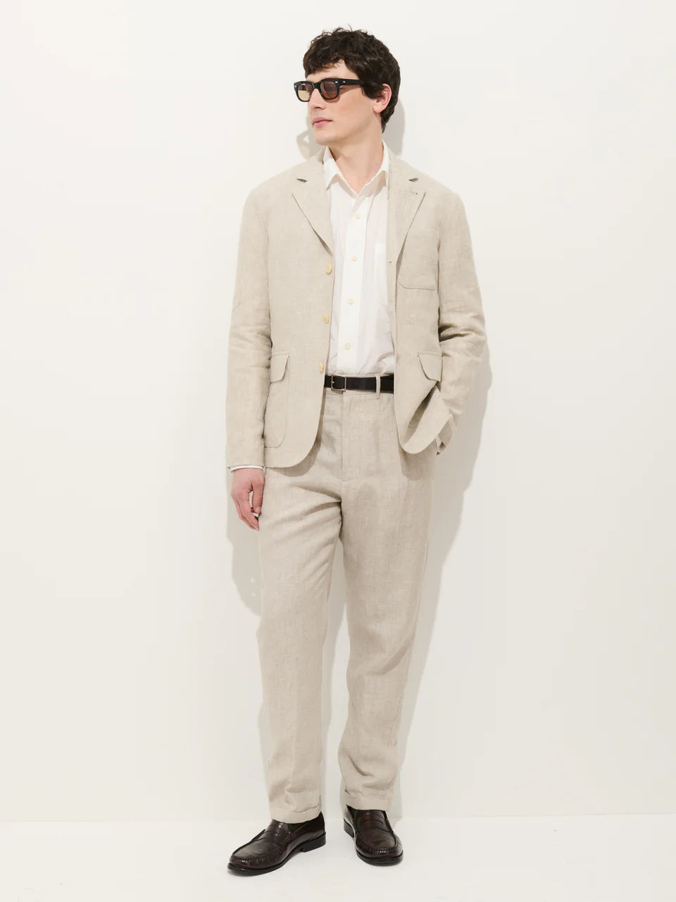 Mercer Linen Jacket - Flax