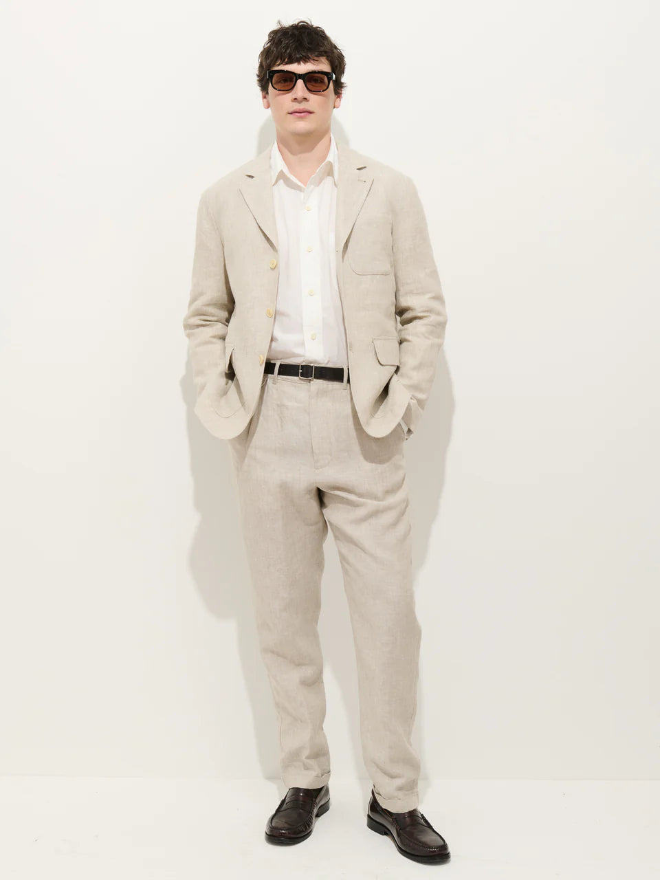 Mercer Linen Jacket - Flax