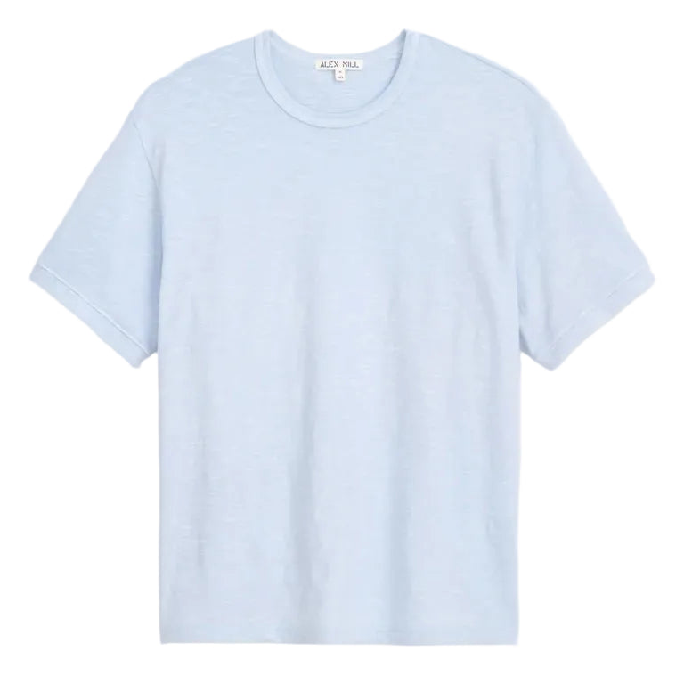 Slub Cotton T-Shirt - Calm Blue