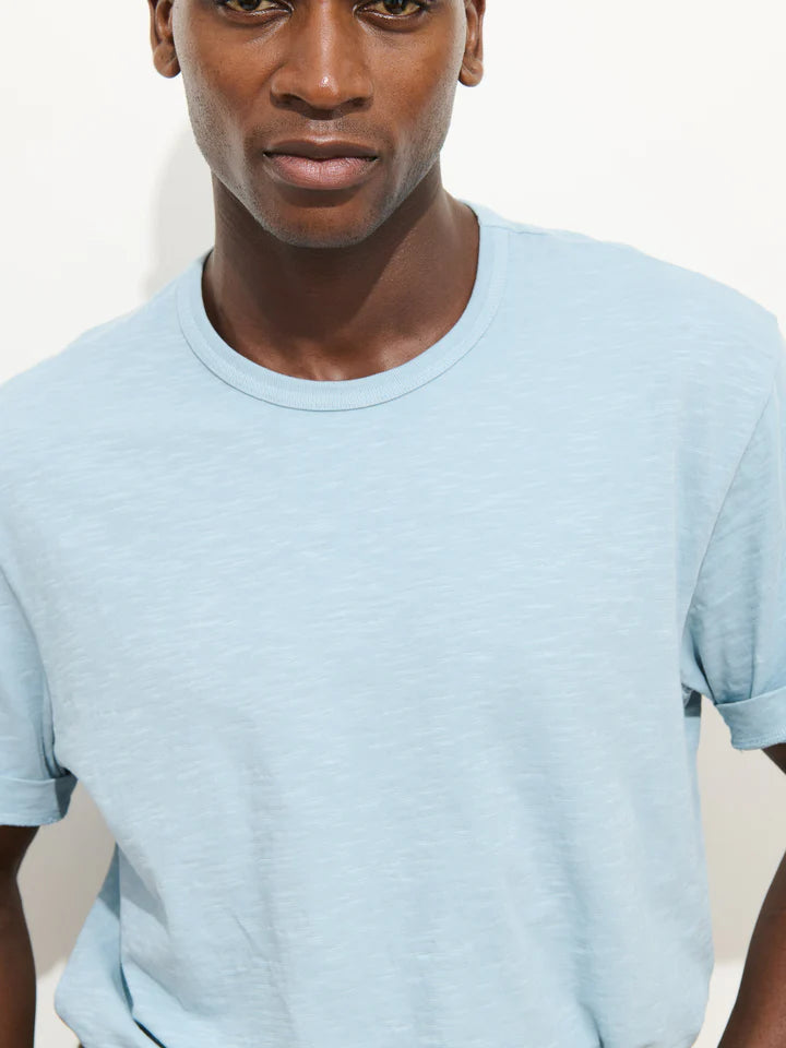 Slub Cotton T-Shirt - Camden Sky
