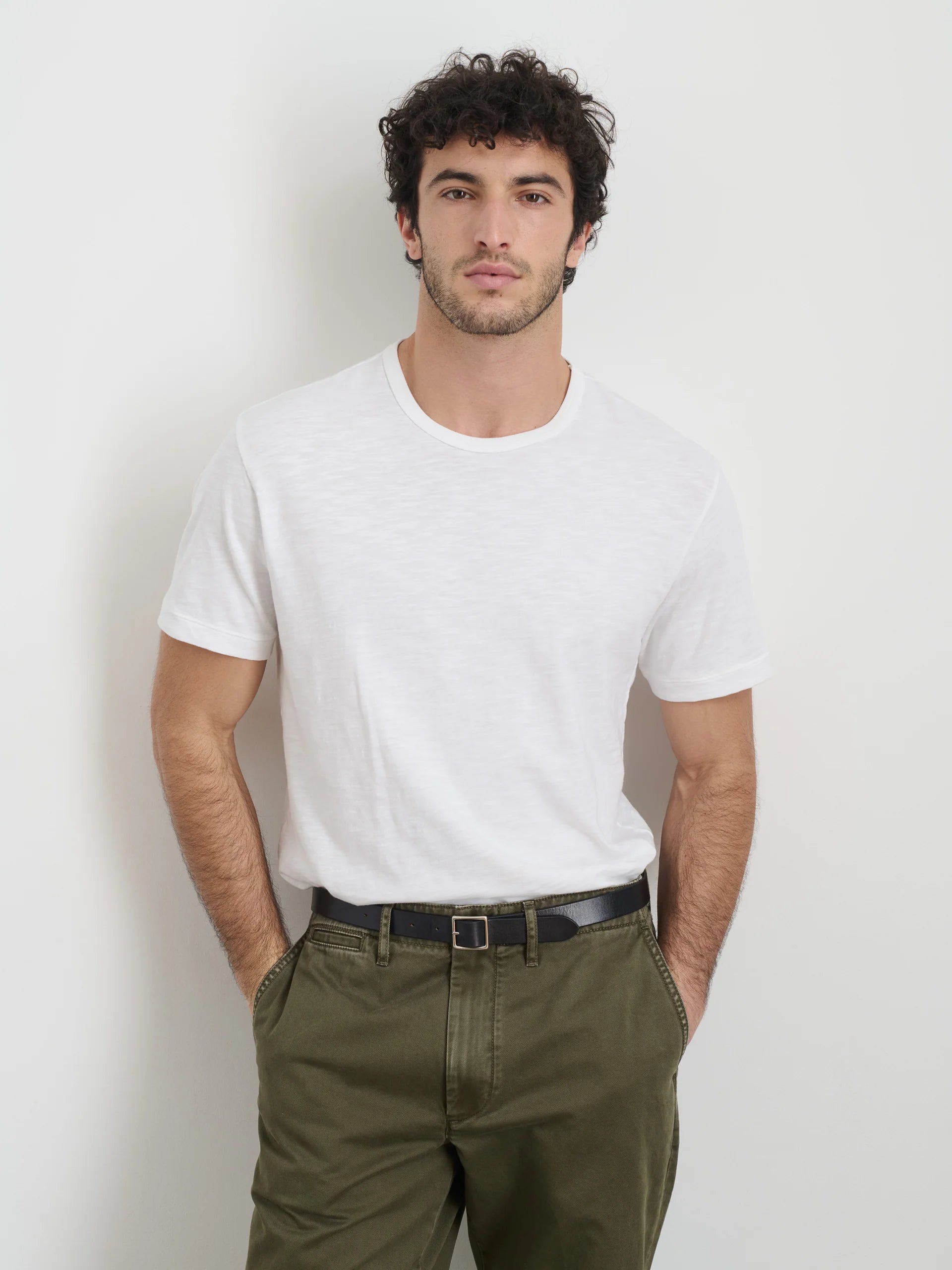Slub Cotton T-Shirt - White
