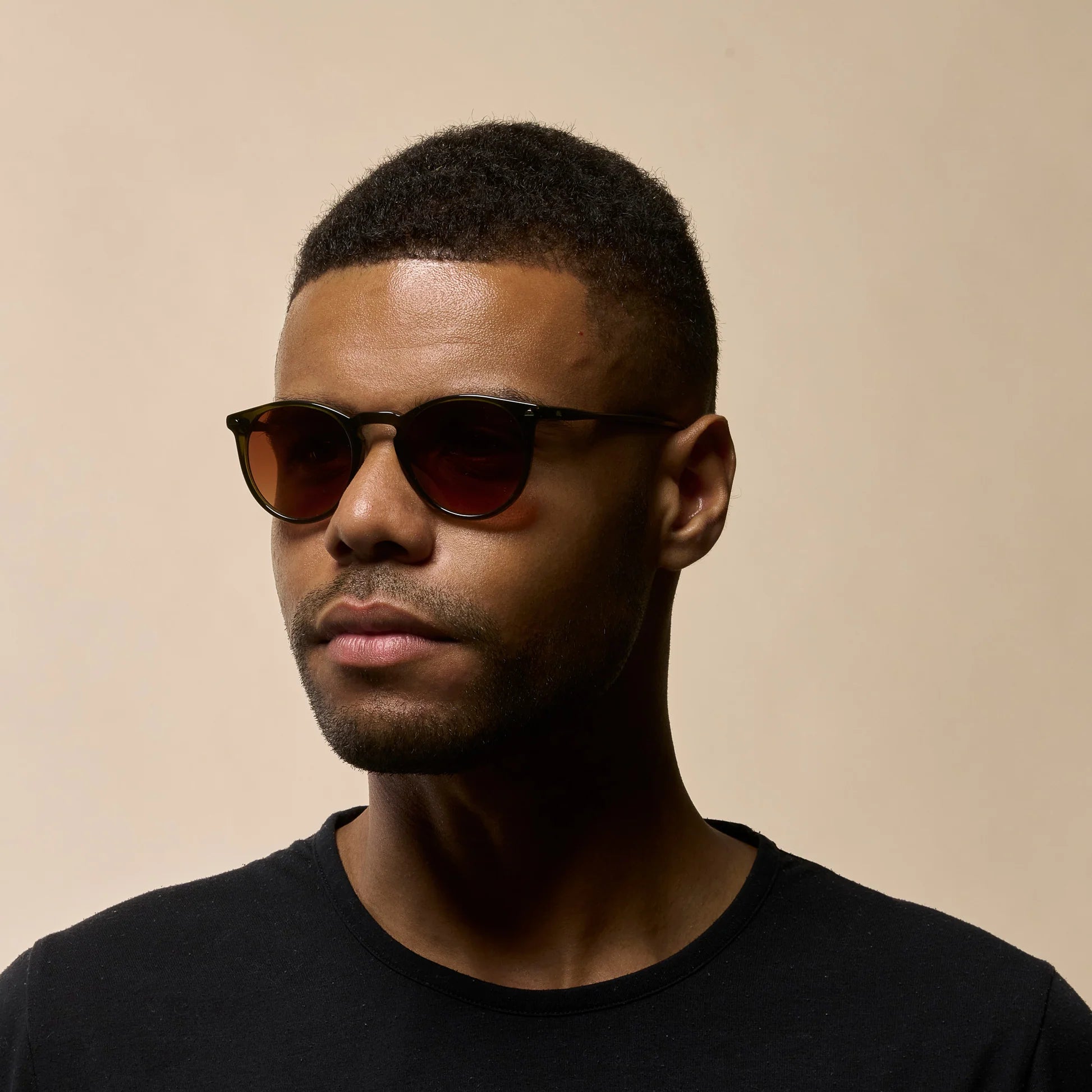 James Bottle Green Sunglasses & Original Lens