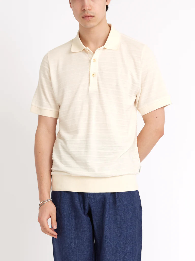 Glendale Polo Shirt - Cream Dornie