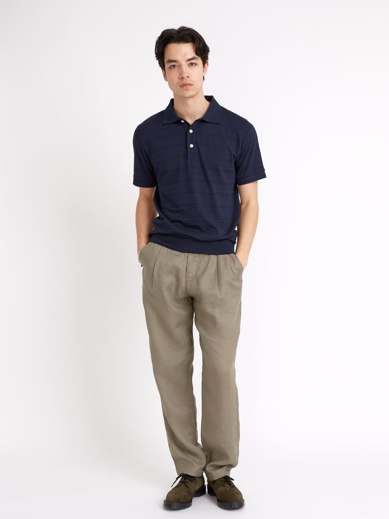 Glendale Polo Shirt - Navy Dornie
