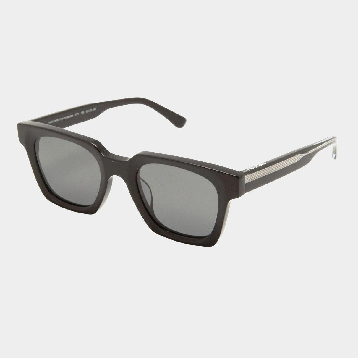 Myn E2B Sunglasses - Black & Black Polarized Lens