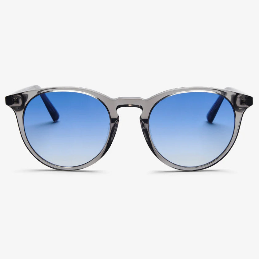 New Depp Sunglasses - Grey Crystal & Blue Lens
