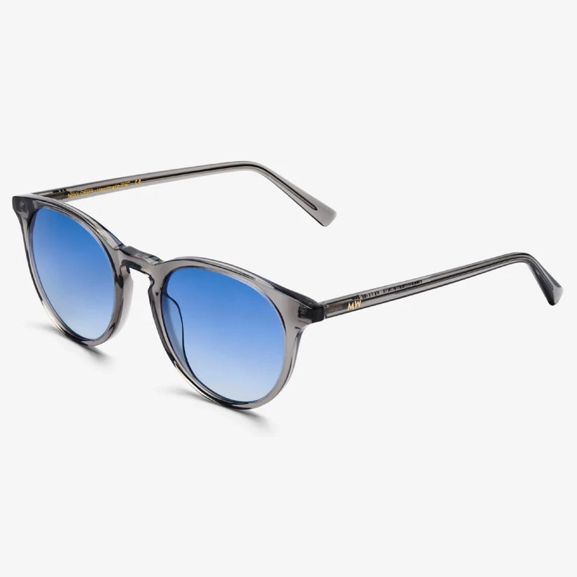 New Depp Sunglasses - Grey Crystal & Blue Lens
