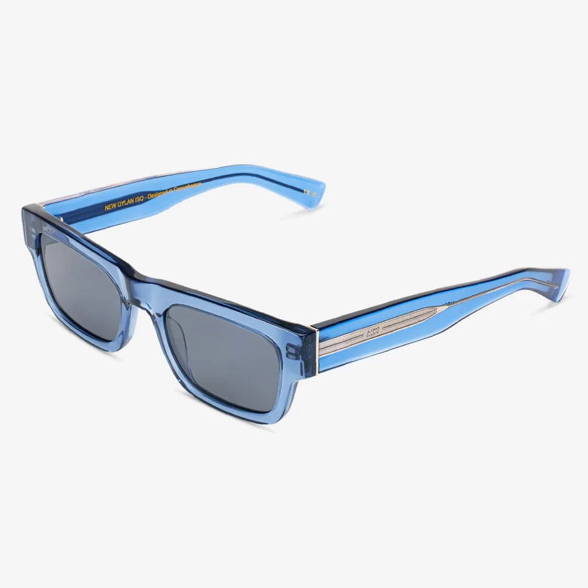 New Dylan ISO Sunglasses - Blue & Grey Lens