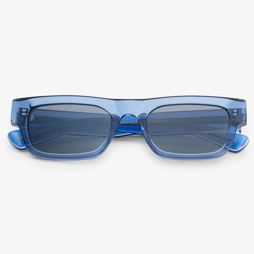New Dylan ISO Sunglasses - Blue & Grey Lens