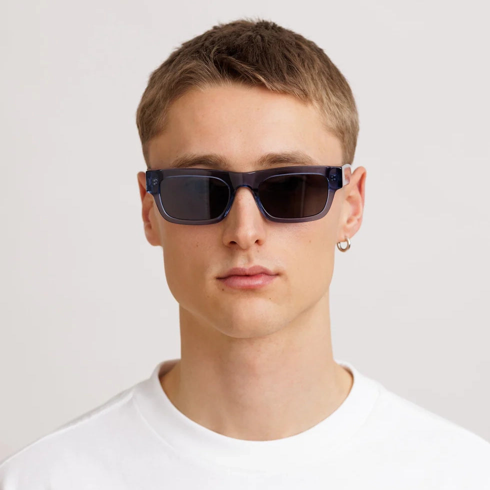 New Dylan ISO Sunglasses - Blue & Grey Lens
