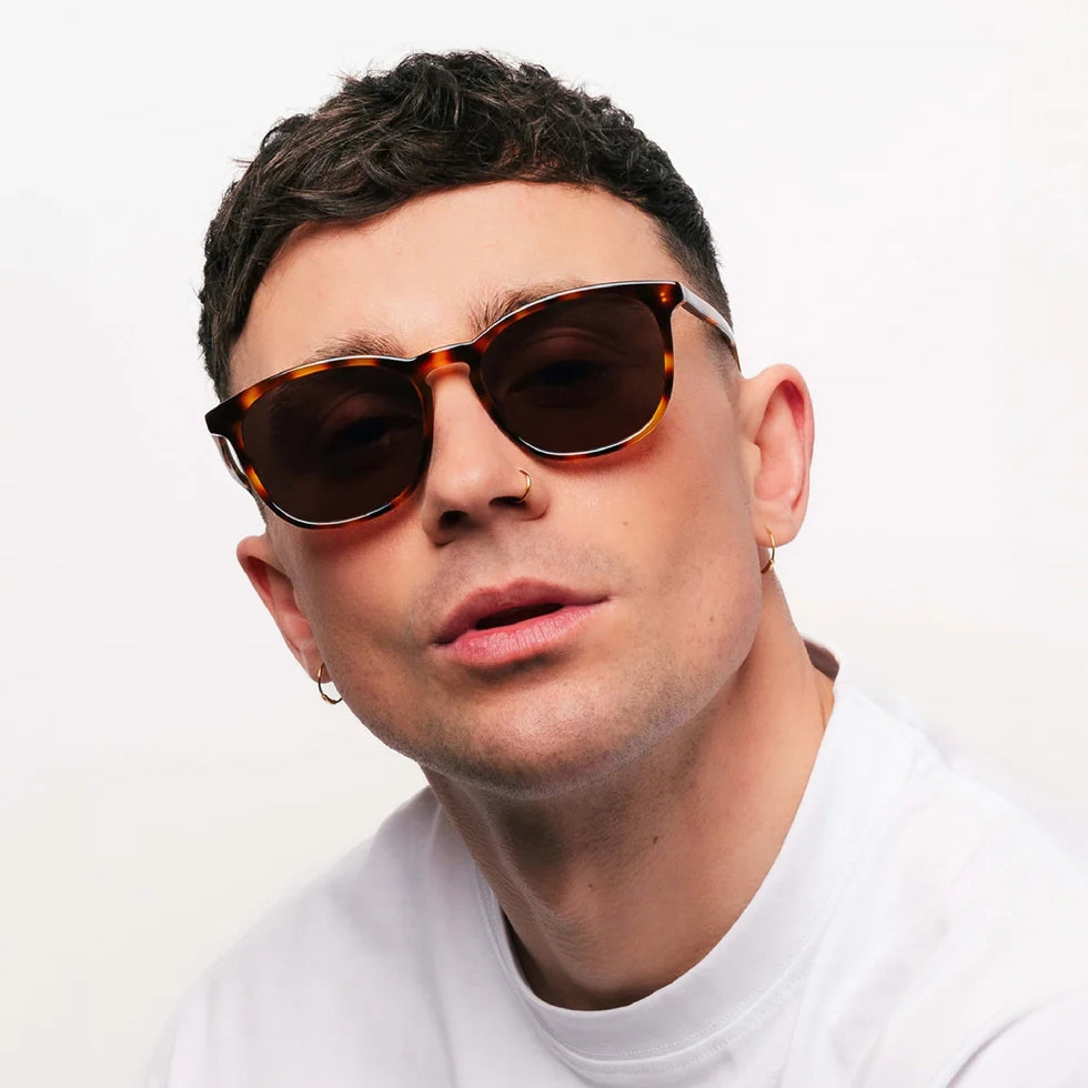 Sean Sunglasses - Tortoise & Brown Lens