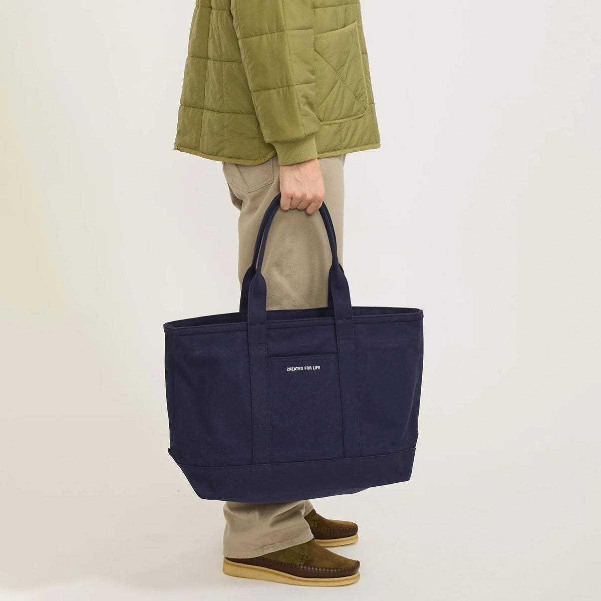 Stefan Cotton Canvas Bag - Dark Navy