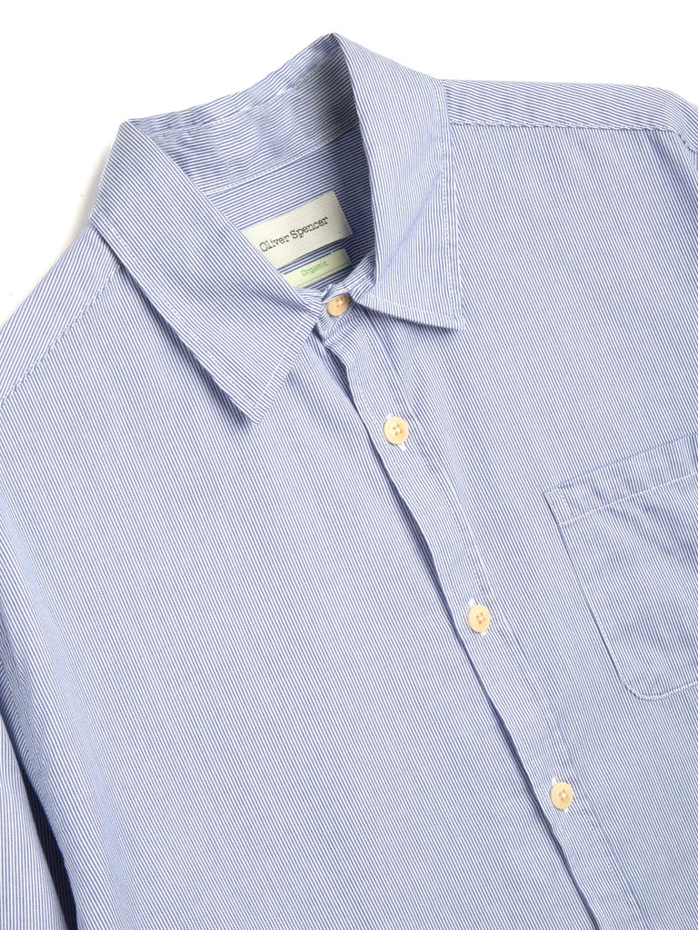 New York Special Shirt - White/Blue Collins