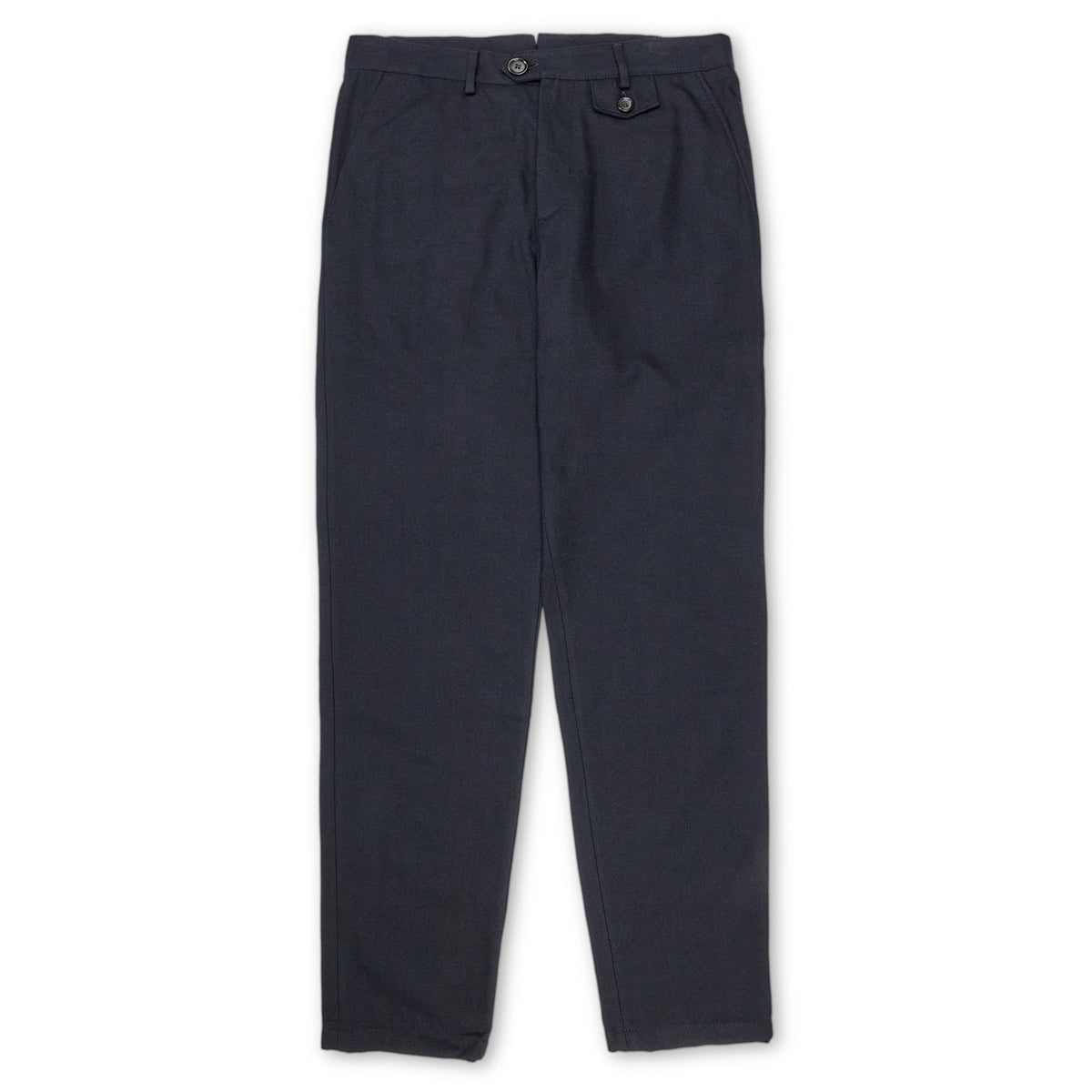 Fishtail Trousers - Navy Stockbridge