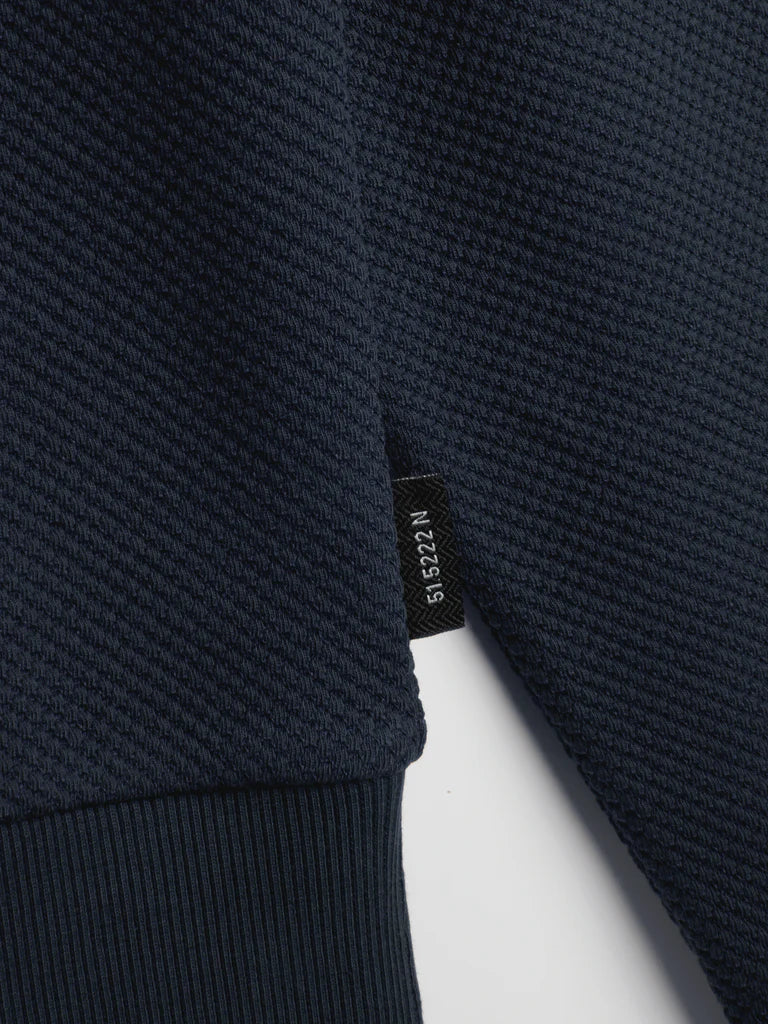 Long Sleeve Rugby Top - Navy Amery