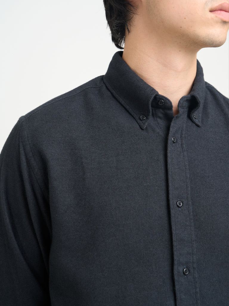 Brook Shirt - Charcoal Holloway
