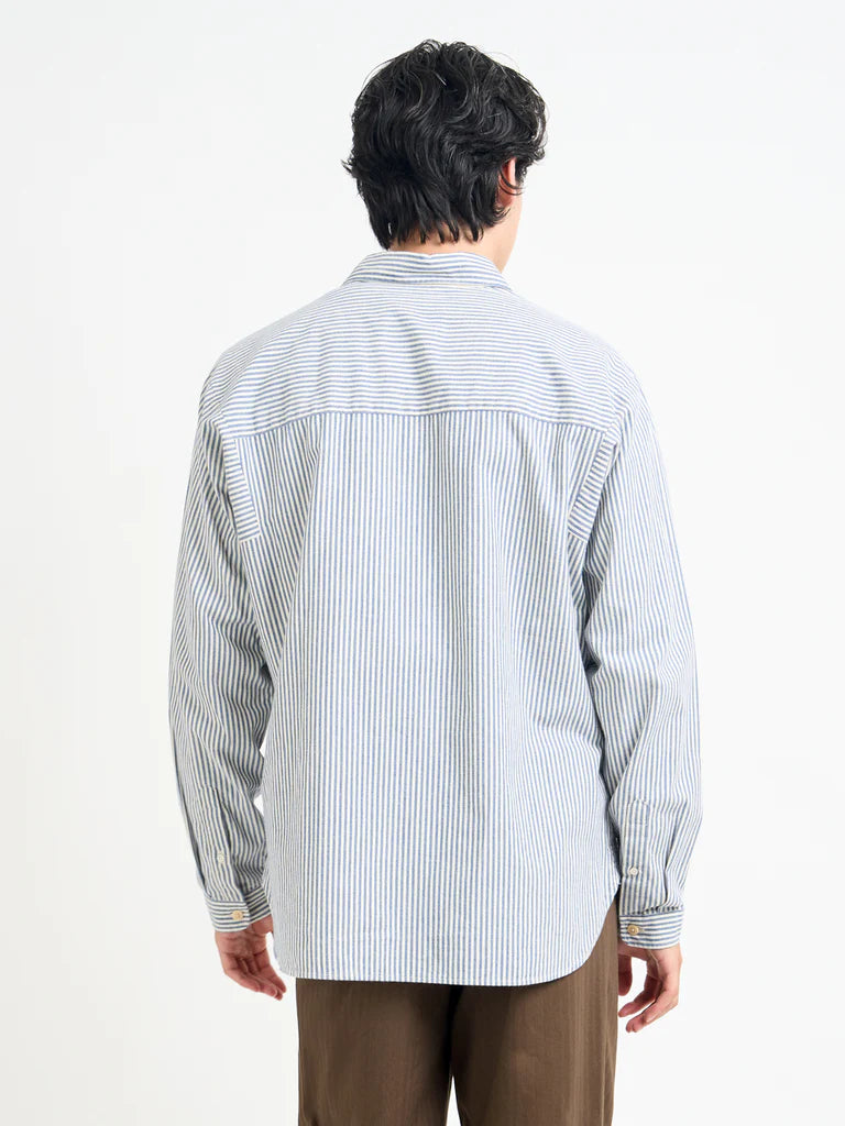 Garrison Loose Fit Shirt - Blue Brimham