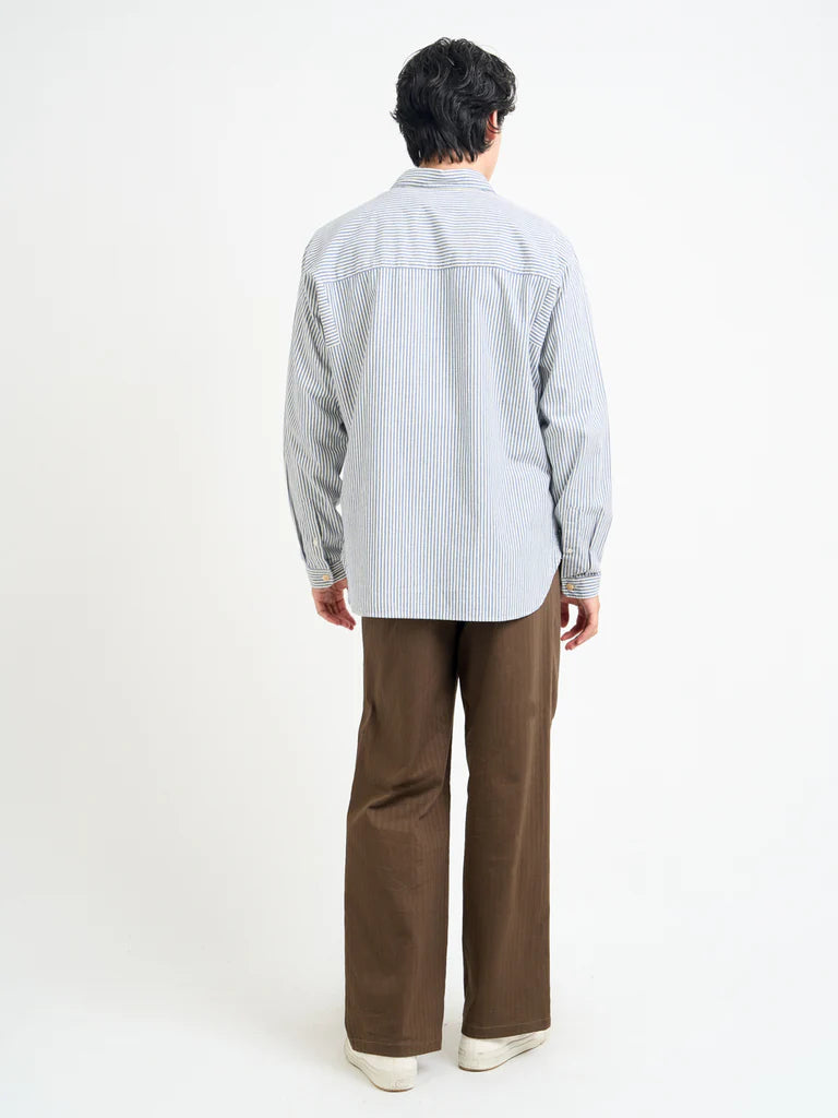 Garrison Loose Fit Shirt - Blue Brimham