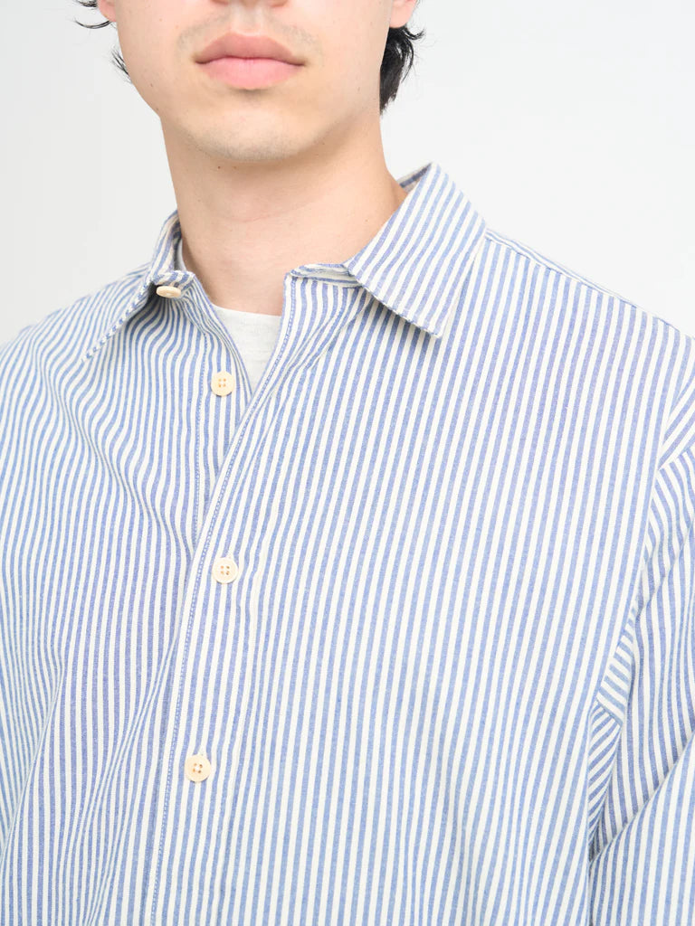 Garrison Loose Fit Shirt - Blue Brimham