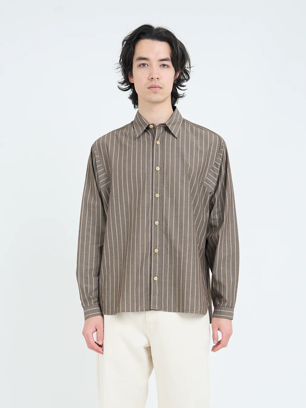 Garrison Loose Fit Shirt - Brown Corbet