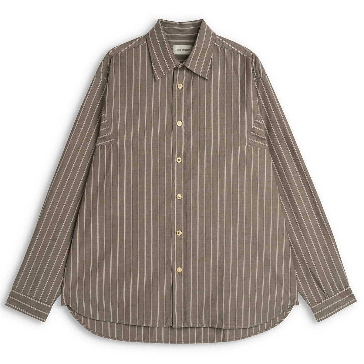 Garrison Loose Fit Shirt - Brown Corbet