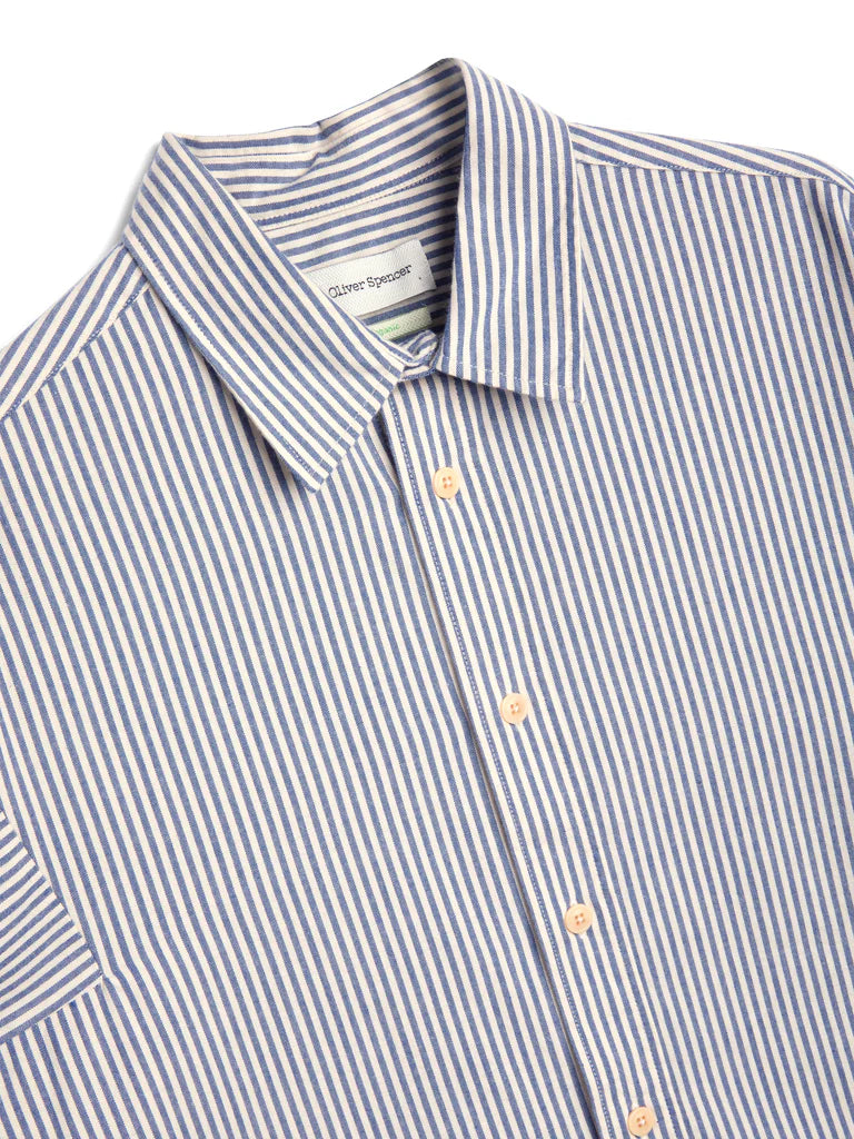 Garrison Loose Fit Shirt - Blue Brimham