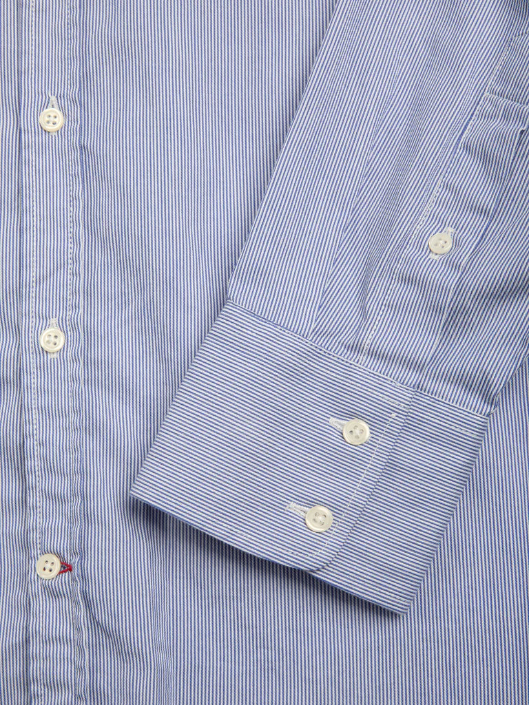 Conduit Classic Shirt - White/Blue Collins