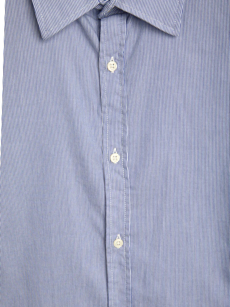 Conduit Classic Shirt - White/Blue Collins