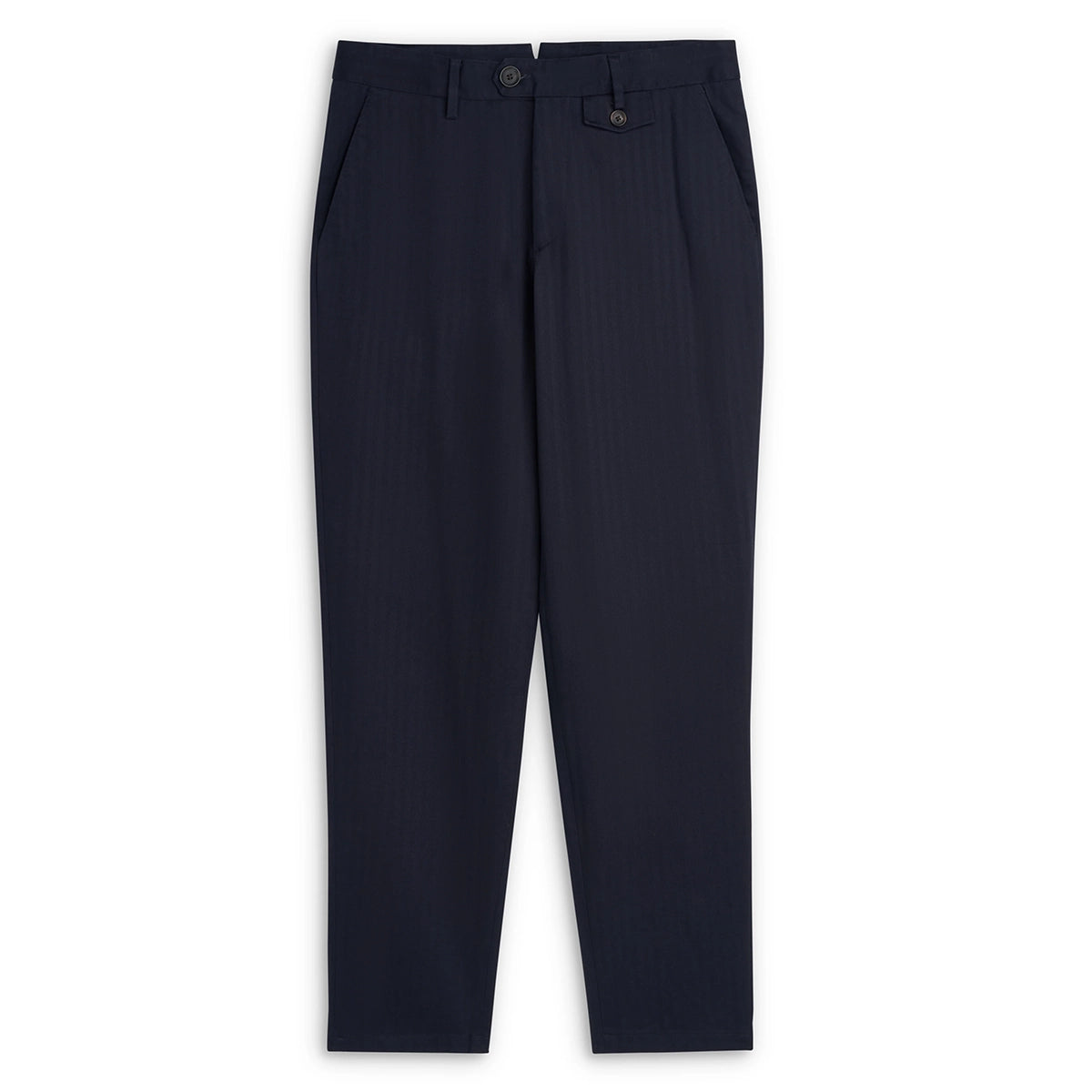 Fishtail Trousers - Navy Faulkes