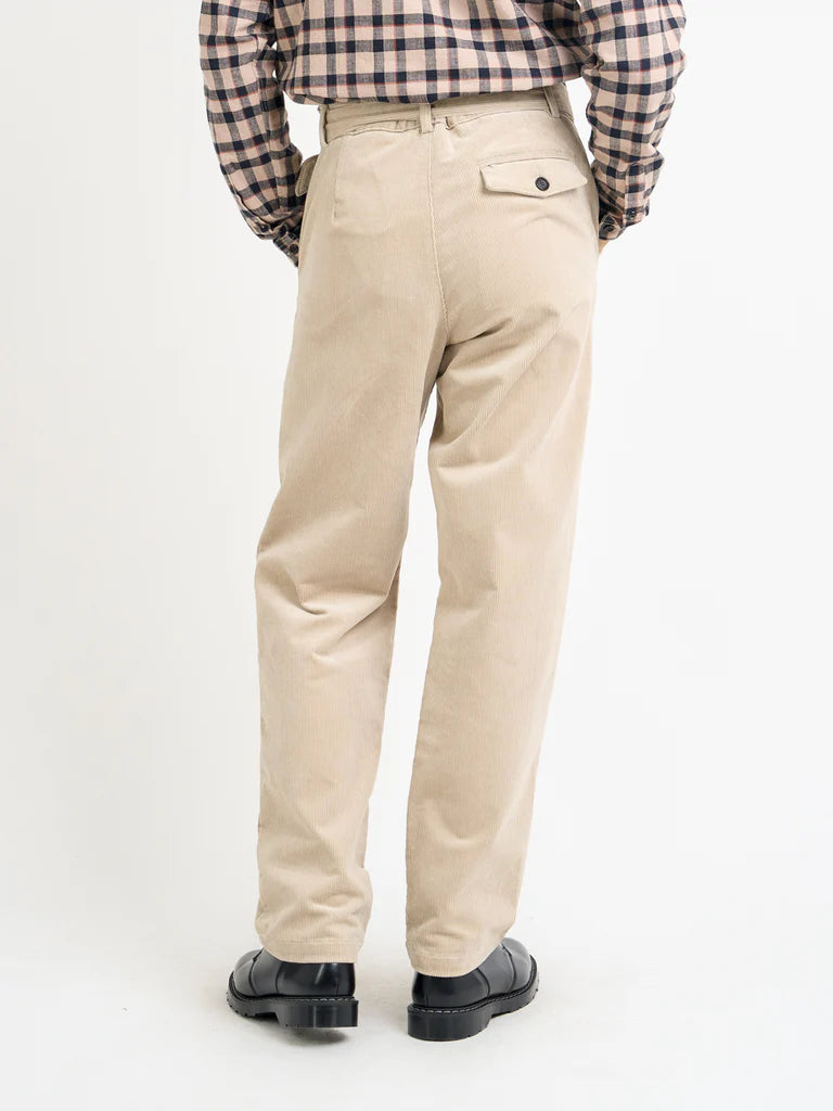 Belted Trousers - Beige Sibley Cord