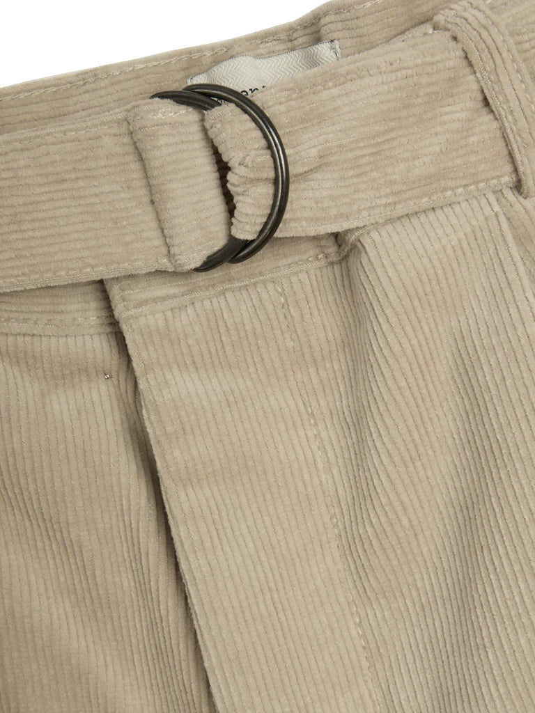 Belted Trousers - Beige Sibley Cord