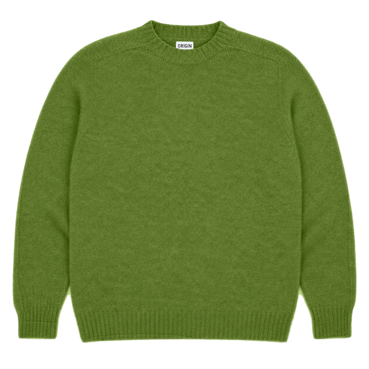 Seamless Crew Lambswool Jumper - Picholine