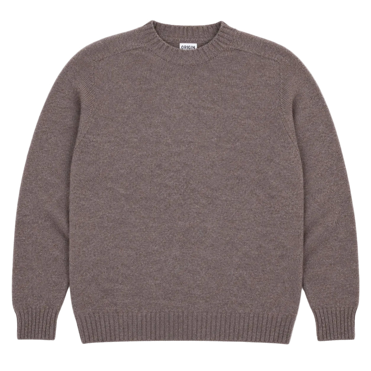Seamless Crew Lambswool Jumper - Elk