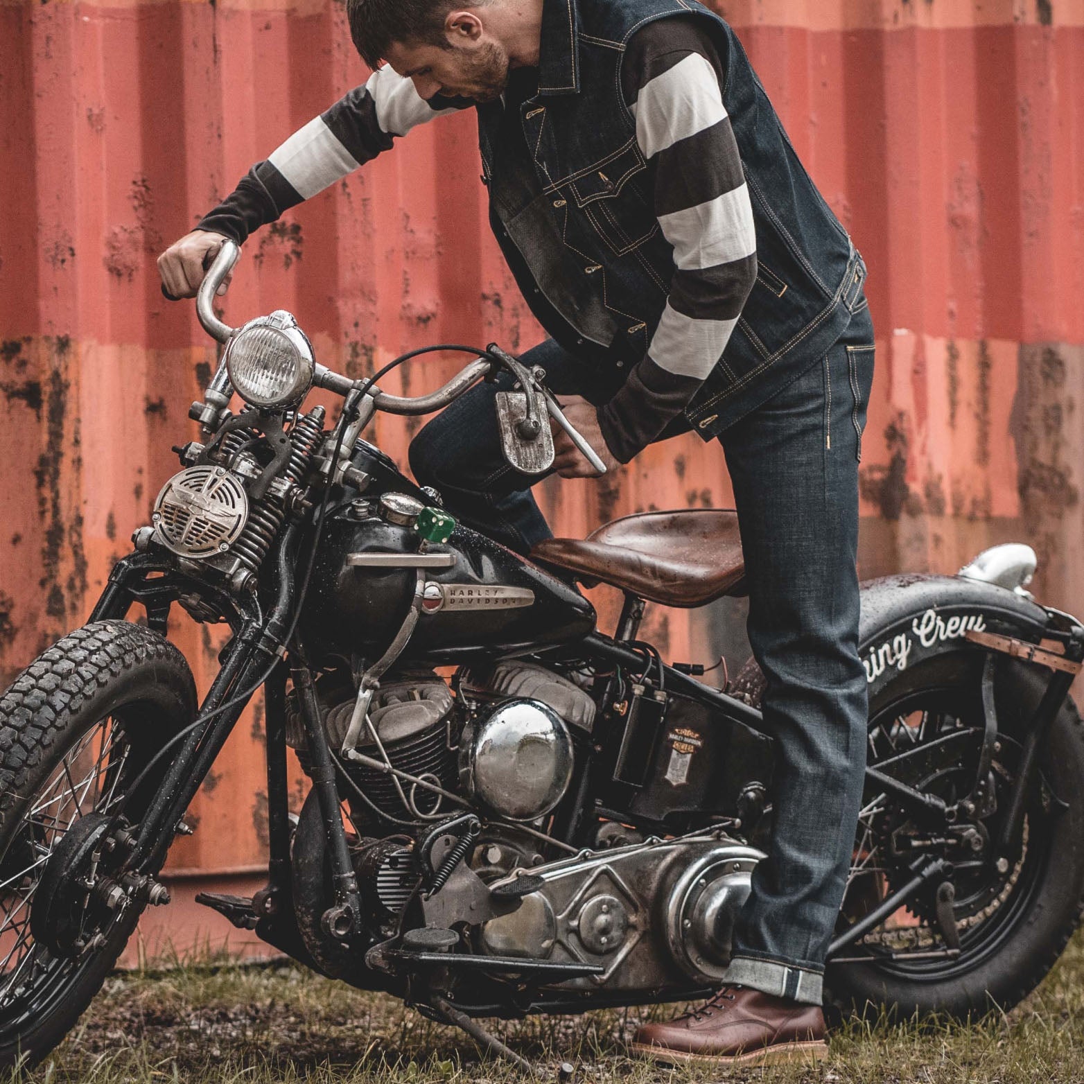 1958 Roamer Regular Straight 15oz - Indigo