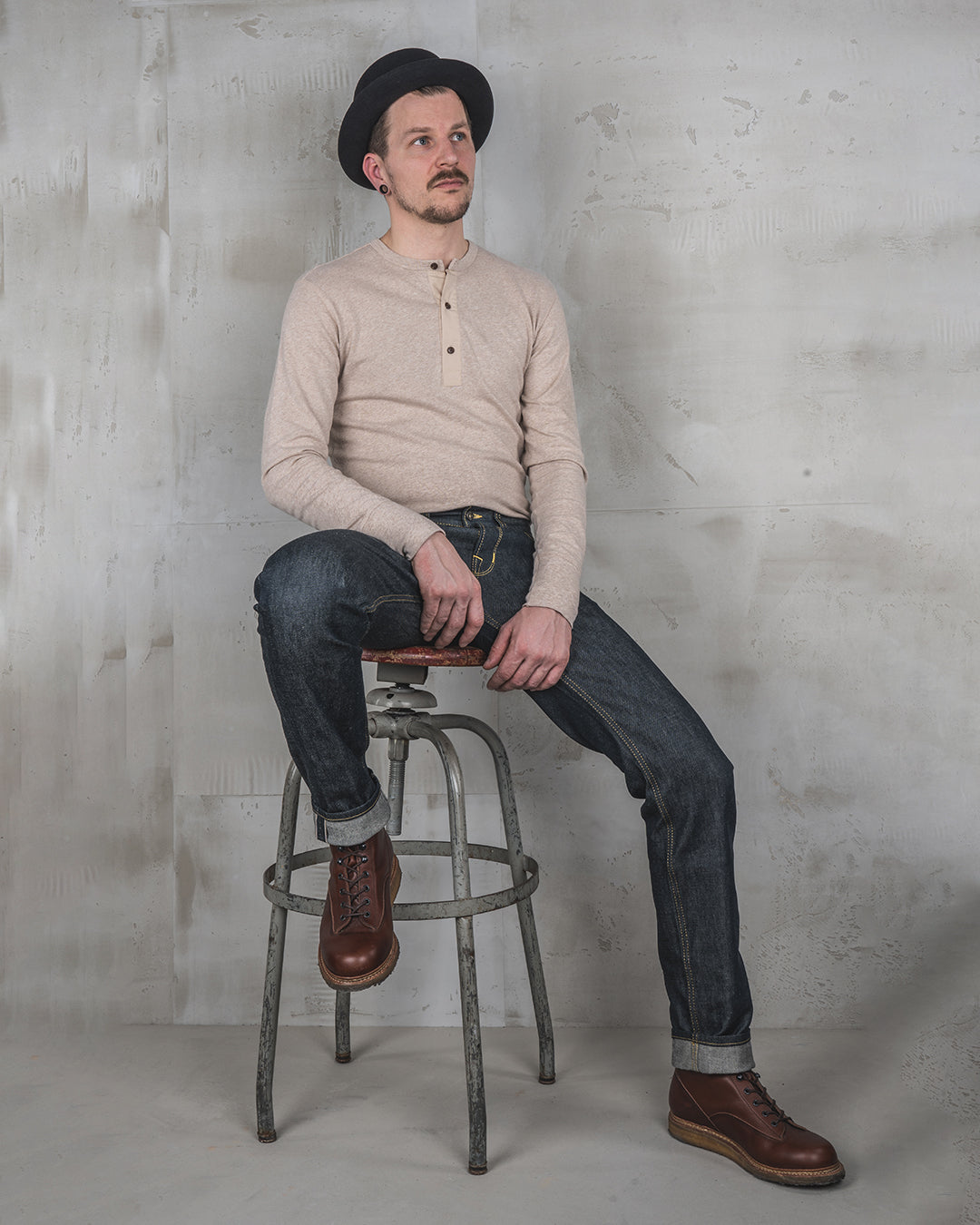 1963 Roamer Slim Straight 11oz - Indigo