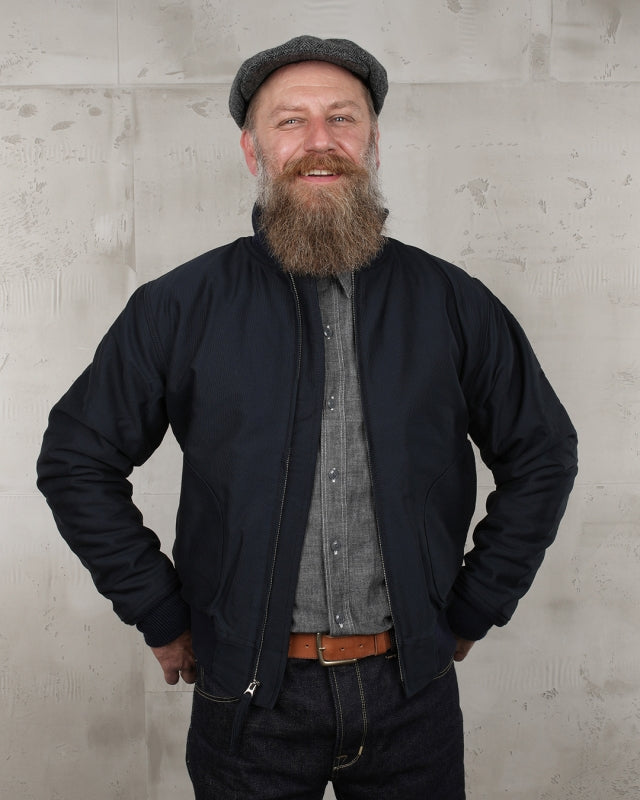 1942 Deck Zip Jacket - Dark Blue