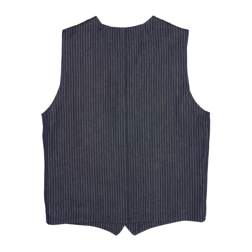 1937 Roamer Vest - Blue Wabash